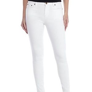 Micheal Kors white low-rise skinny jeans